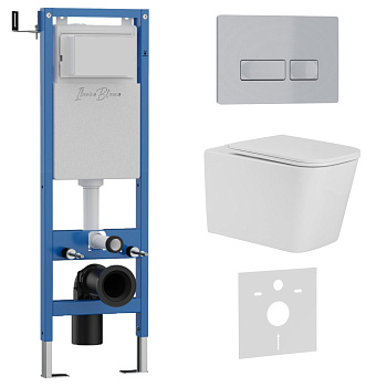 Комплект 3в1 IBERICA BLANCA инсталляция SILENCIO MINI, унитаз TOLEDO ALTO белый, кнопка смыва ESTI-R хром матовый (IB.001M.TLA.234.214) Комплект 3в1 IBERICA BLANCA инсталляция SILENCIO MINI, унитаз TOLEDO ALTO белый, кнопка смыва ESTI-R хром матовый (IB.001M.TLA.234.214)