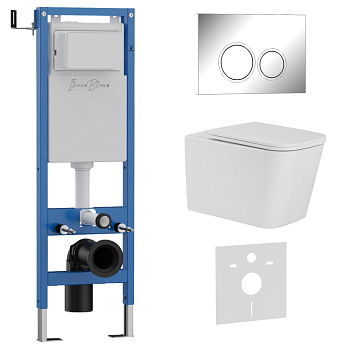 Комплект 3в1 IBERICA BLANCA инсталляция SILENCIO MINI, унитаз TOLEDO ALTO белый, кнопка смыва ESTI-O хром глянцевый (IB.001M.TLA.234.823) Комплект 3в1 IBERICA BLANCA инсталляция SILENCIO MINI, унитаз TOLEDO ALTO белый, кнопка смыва ESTI-O хром глянцевый (IB.001M.TLA.234.823)