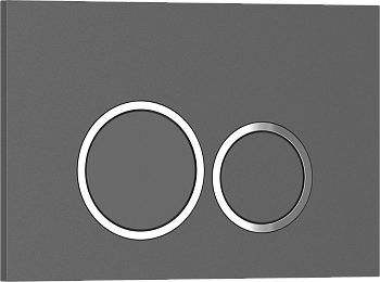 Кнопка смыва IBERICA BLANCA ESTI-O ABS-пластик, серый матовый (IB.B082.007.000) Кнопка смыва IBERICA BLANCA ESTI-O ABS-пластик, серый матовый (IB.B082.007.000)