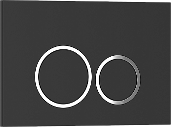 Кнопка смыва IBERICA BLANCA ESTI-O ABS-пластик, черный матовый (IB.B082.002.000) Кнопка смыва IBERICA BLANCA ESTI-O ABS-пластик, черный матовый (IB.B082.002.000)