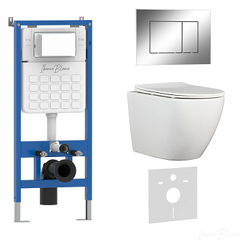 Комплект 3в1 IBERICA BLANCA инсталляция SILENCIO, унитаз BILBAO ALTO белый, кнопка смыва ESTI-S хром глянцевый (IB001.BLA.234.852) Комплект 3в1 IBERICA BLANCA инсталляция SILENCIO, унитаз BILBAO ALTO белый, кнопка смыва ESTI-S хром глянцевый (IB001.BLA.234.852)