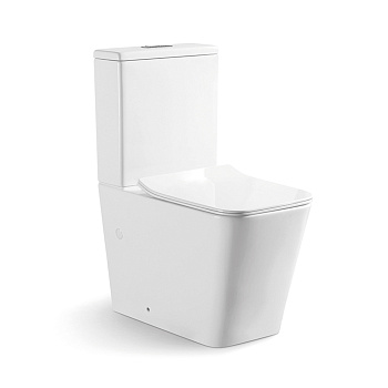 Унитаз-компакт IBERICA BLANCA TOLEDO Rimless белый (IB.TLD.121.1B1)